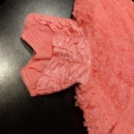 Pink formal dress from high school dance from St. Louis exhibit