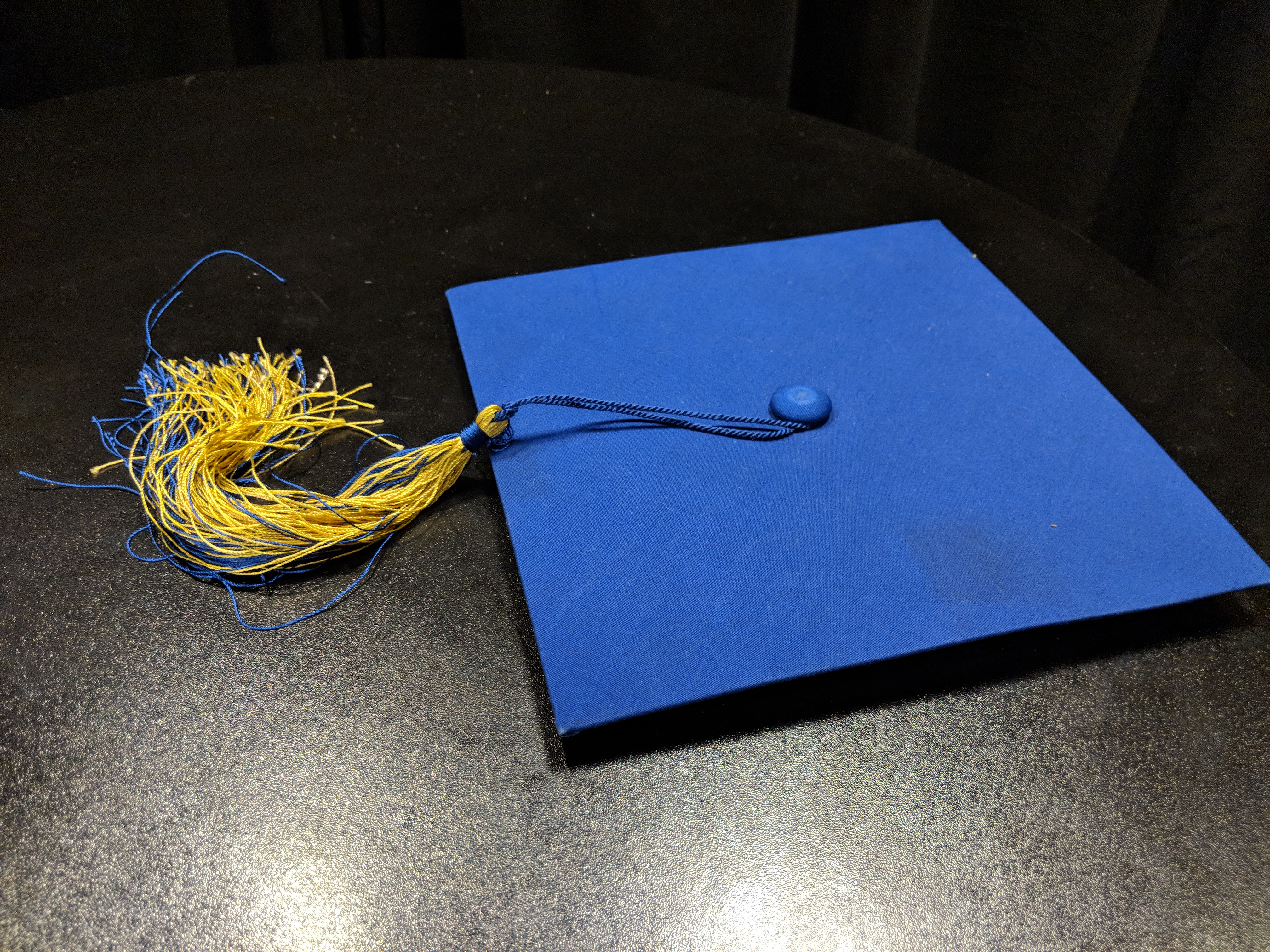 Graduation cap from St. Louis exhibit