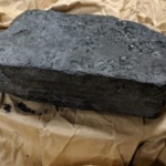 Large piece of coal from St. Louis exhibit