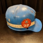 Miner's hard hat from St. Louis exhibit